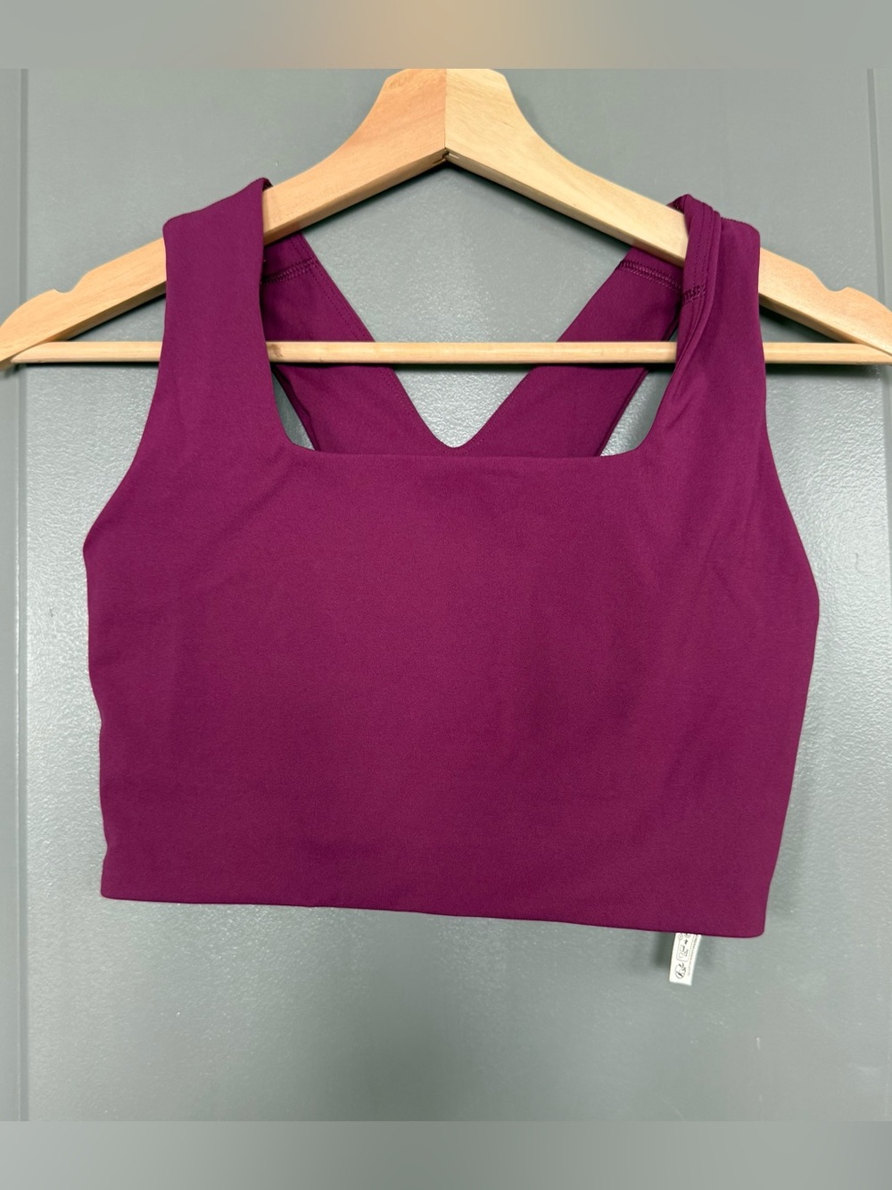 Free People FP Movement Mulberry Purple Win Win Sports Bra Size Small